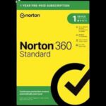 Norton 360 Standard 1 User 1 Year total security protection Subscription