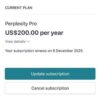 Perplexity AI Pro 1Year Subscription proof