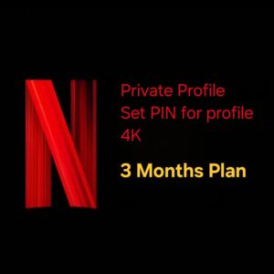 3-Months Netflix Private Subscription